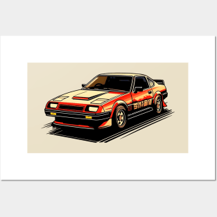 Classic Turbo Car Posters and Art